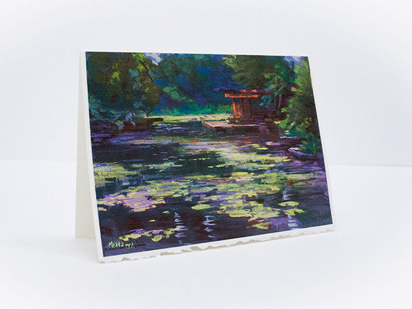 "Caldwell Lily Pond" Greeting Card