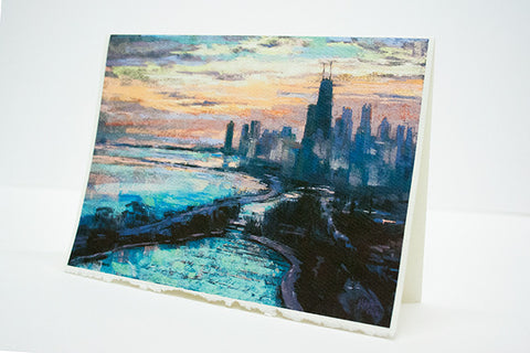 “Morning Drive” – Chicago Greeting Card