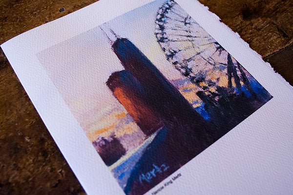 “Sky Shapes” Navy Pier – Greeting Card