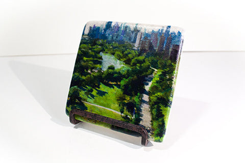 "Above Lincoln Park" Marble Coaster