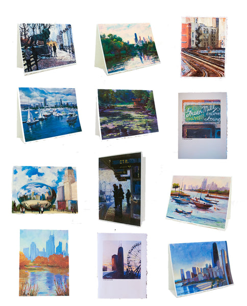Chicago Collection - 12 Greeting Card